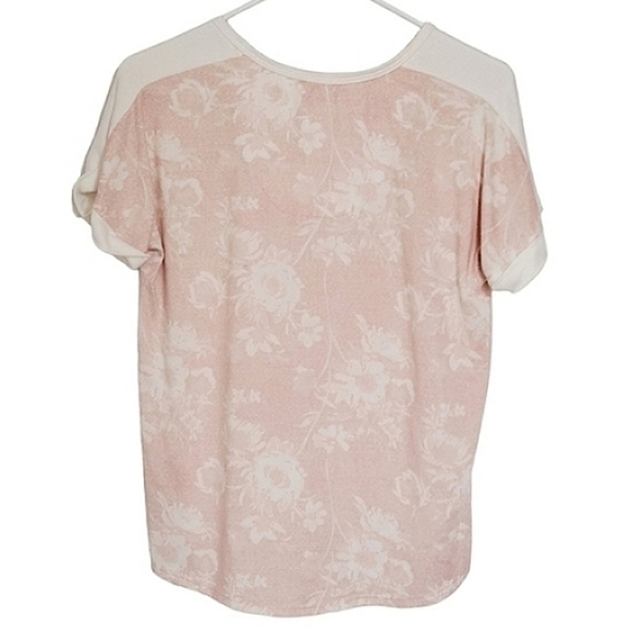 1299 * Lucky Brand Super Soft Floral Pajama Top Pink White Size S - Picture 2 of 5